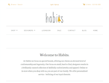 Tablet Screenshot of habitsjh.com